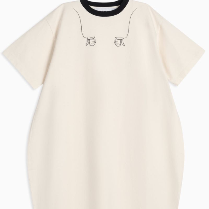 Anabela Dress - Cream