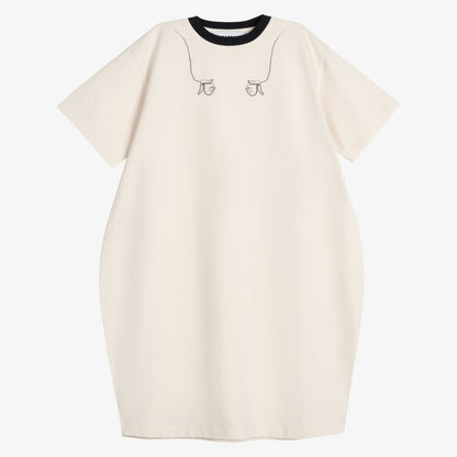 Anabela Dress - Cream