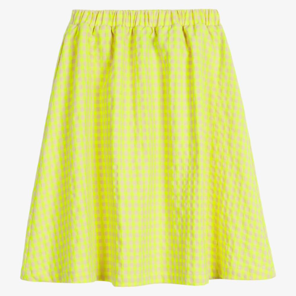 Luciana Skirt - Yellow Checks