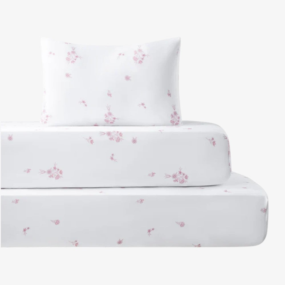 Dreams Crib Sheet Set - Petal
