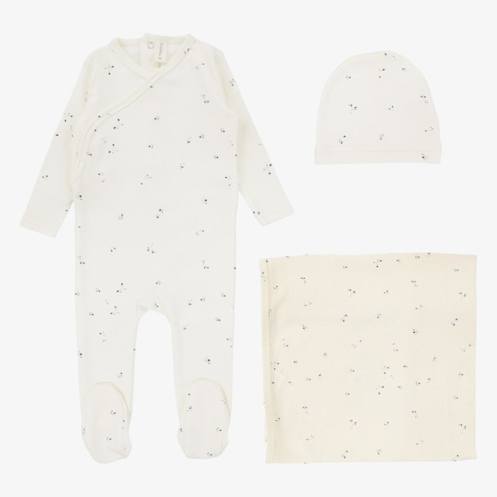 Printed Wrap Take Me Home Set - Clover Ivory