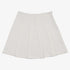 Pleated Denim Skirt - White Denim