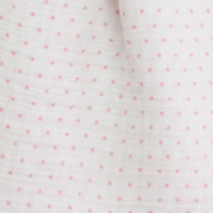 Muslin Swaddle - Pink Spot