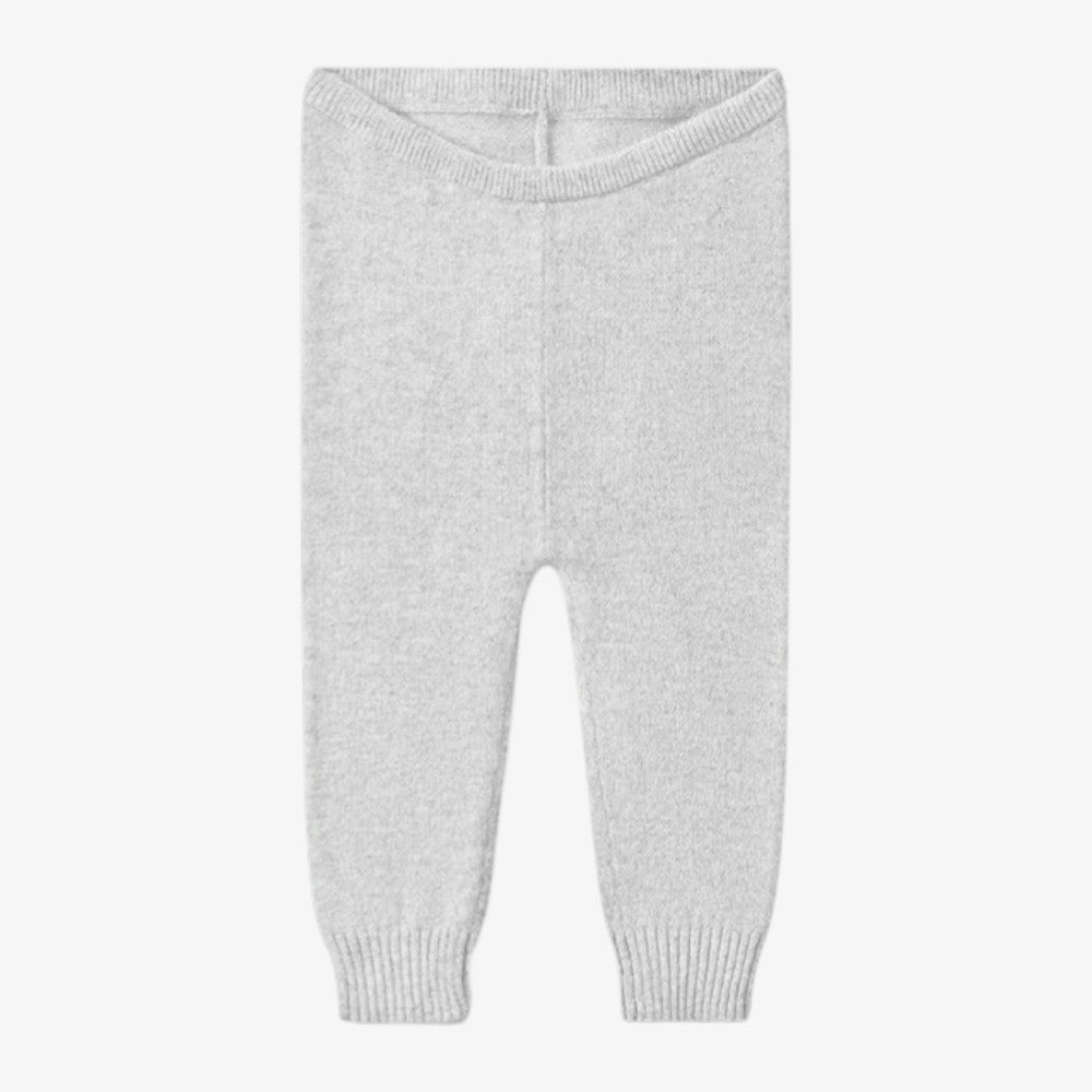 Knit Cardigan And Pants - Grey