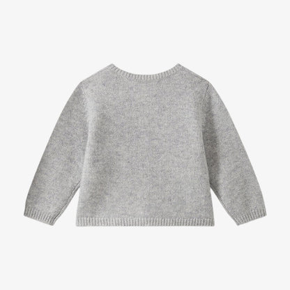 Knit Cardigan And Pants - Grey