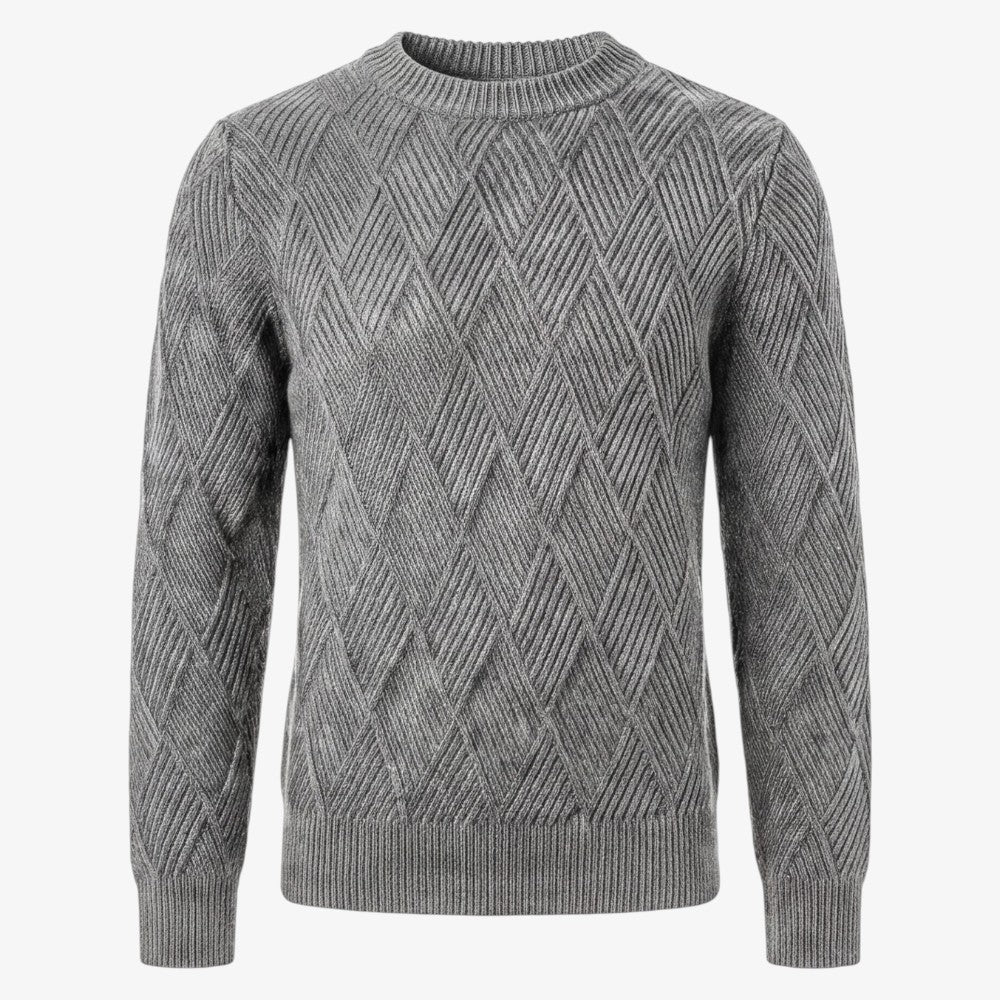 Rhombs Sweater - Dark Grey