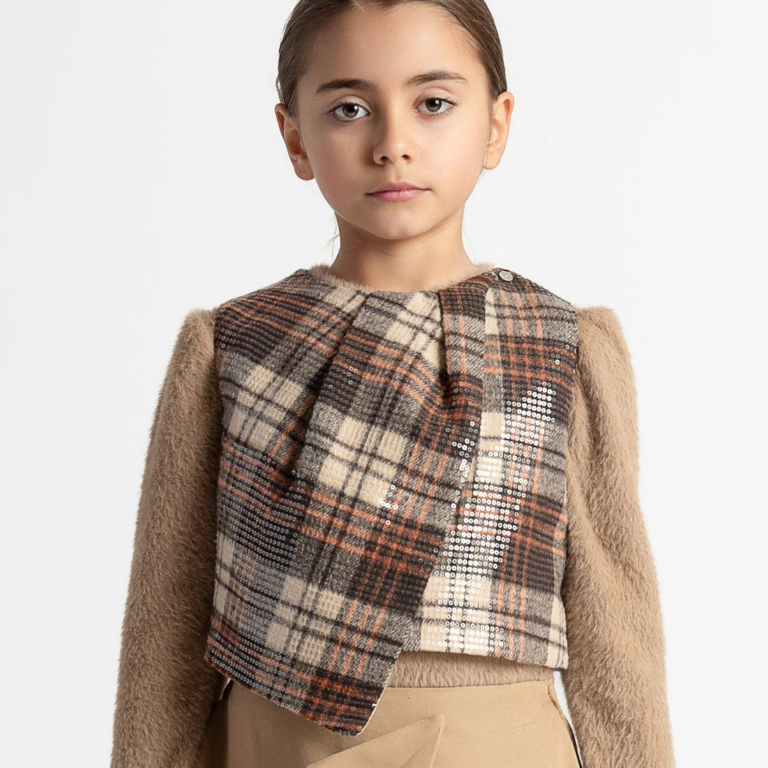 Pervinca Vest - Brown