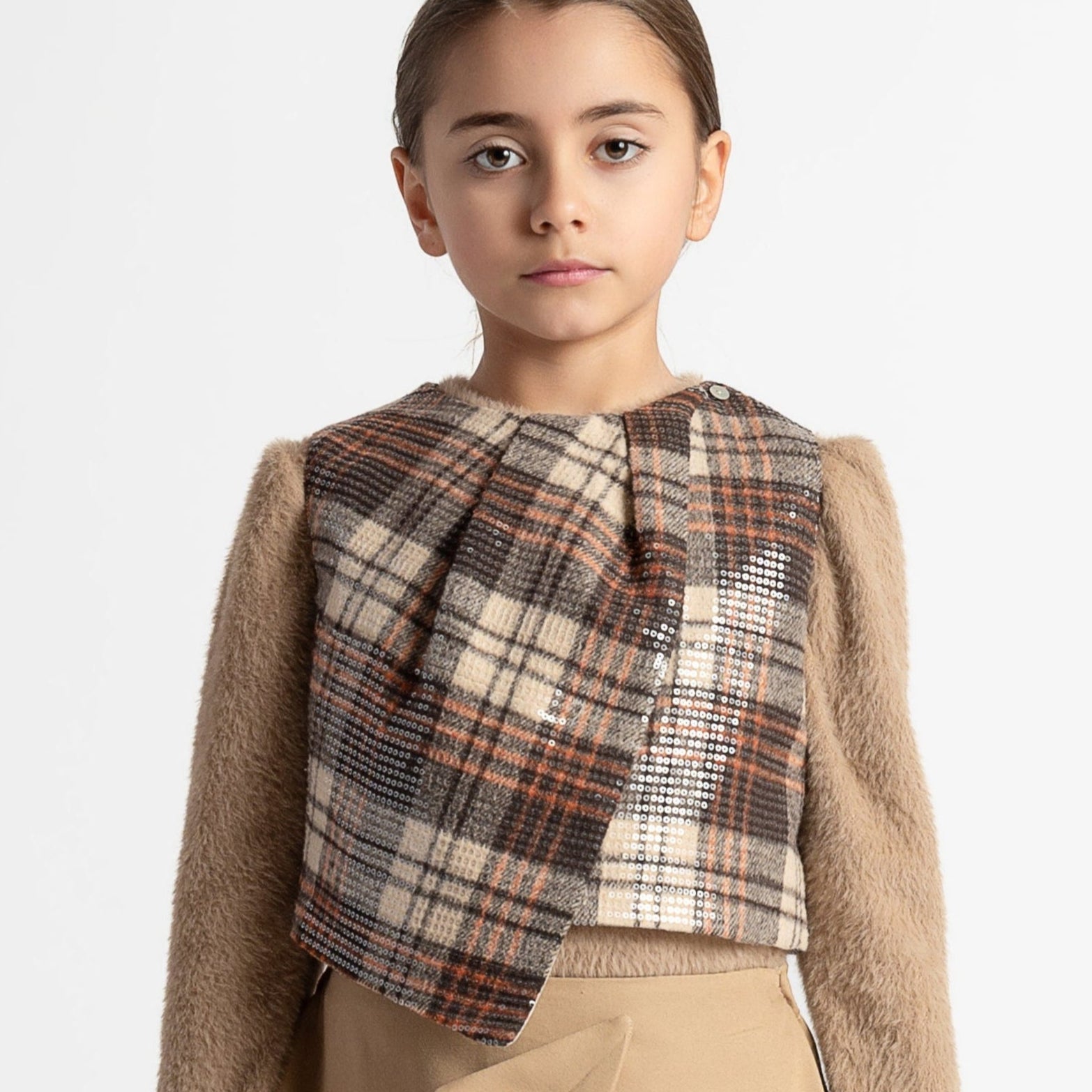 Pervinca Vest - Brown