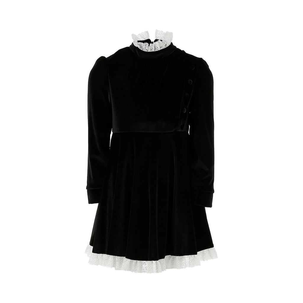 Philosophy Velvet Dress - Black