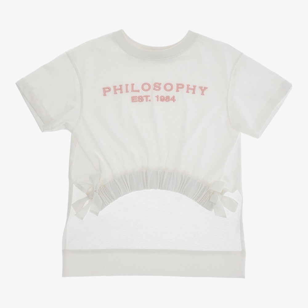 Philosophy Logo T-Shirt - Ivory