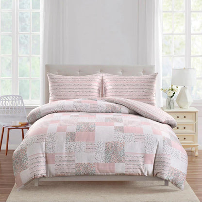 Flora Twin Linen Set - Pink