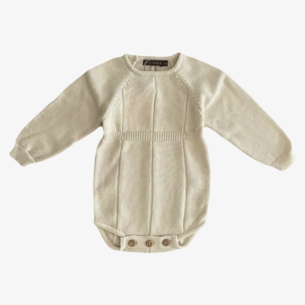 Knit Romper - Ivory