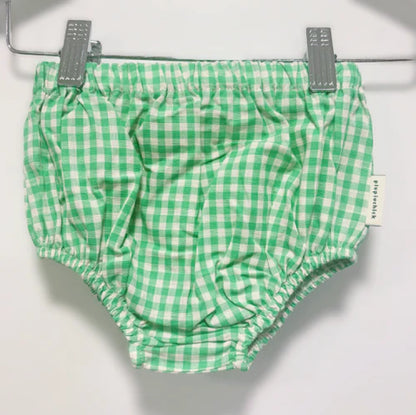 Check Bloomer - Ecru &amp; Green