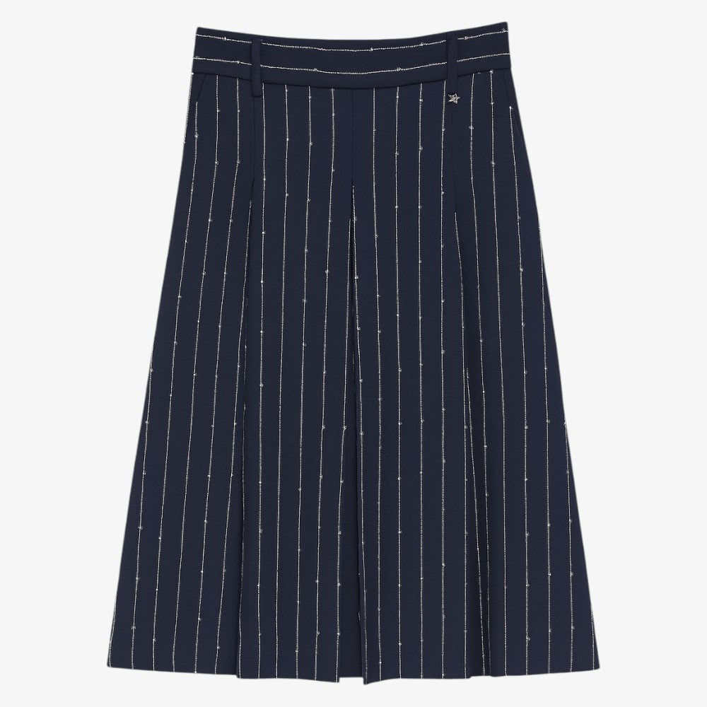 Line Skirt - Blue &amp; White