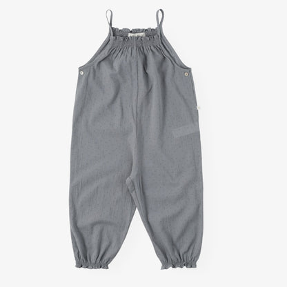 Dot Romper - Grayish Blue