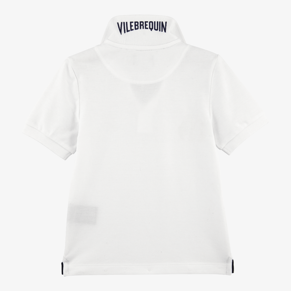 Pique Polo T-Shirt - White