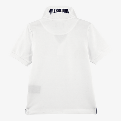 Pique Polo T-Shirt - White