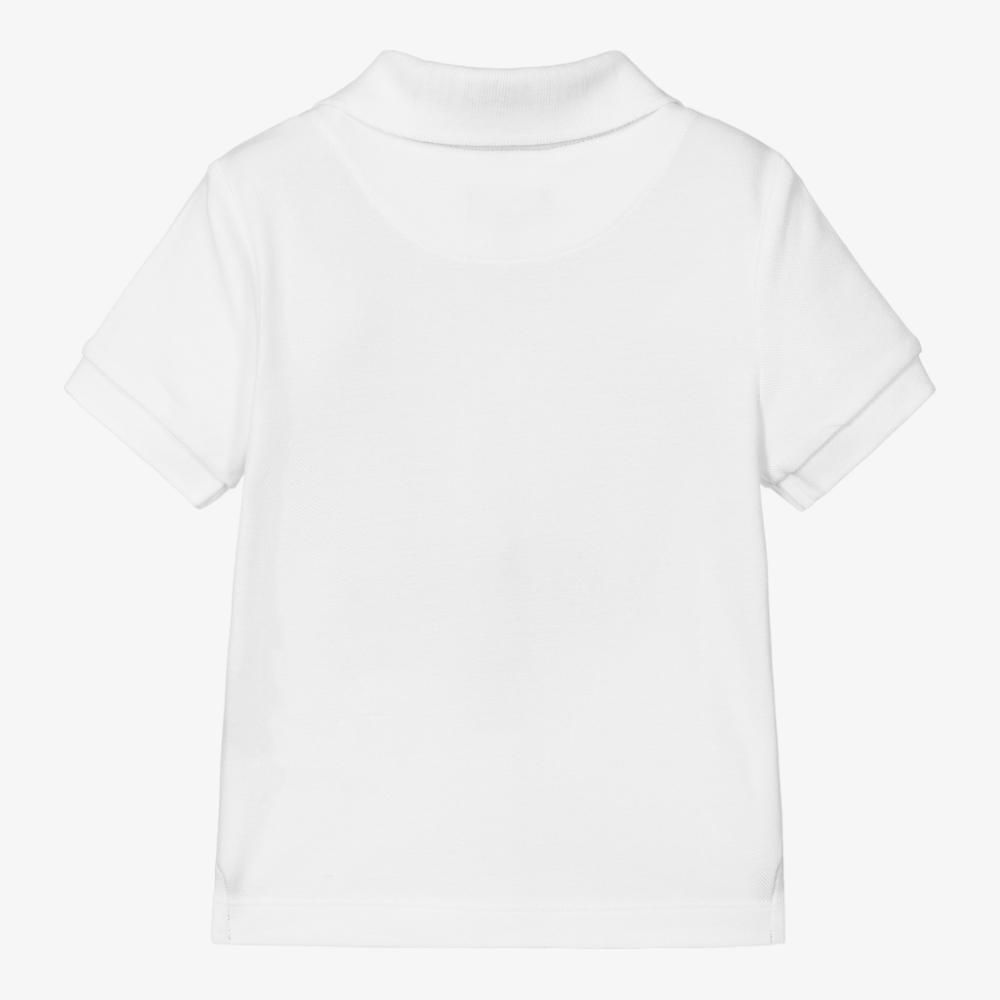 Pique Polo T-Shirt - White