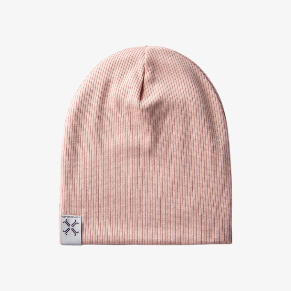 Rib Beanie - Blush