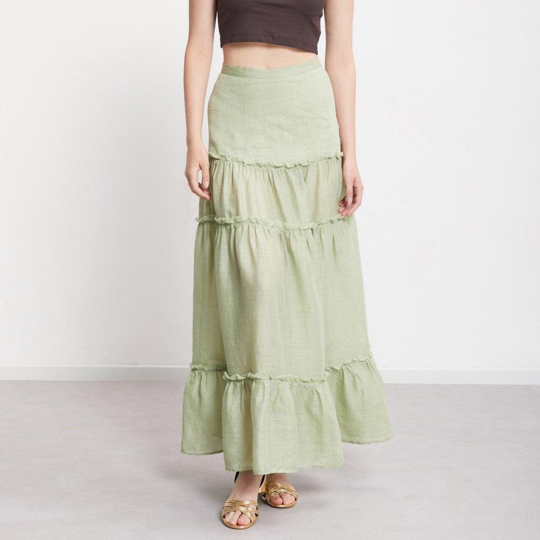 Gathered Skirt - Tiglio
