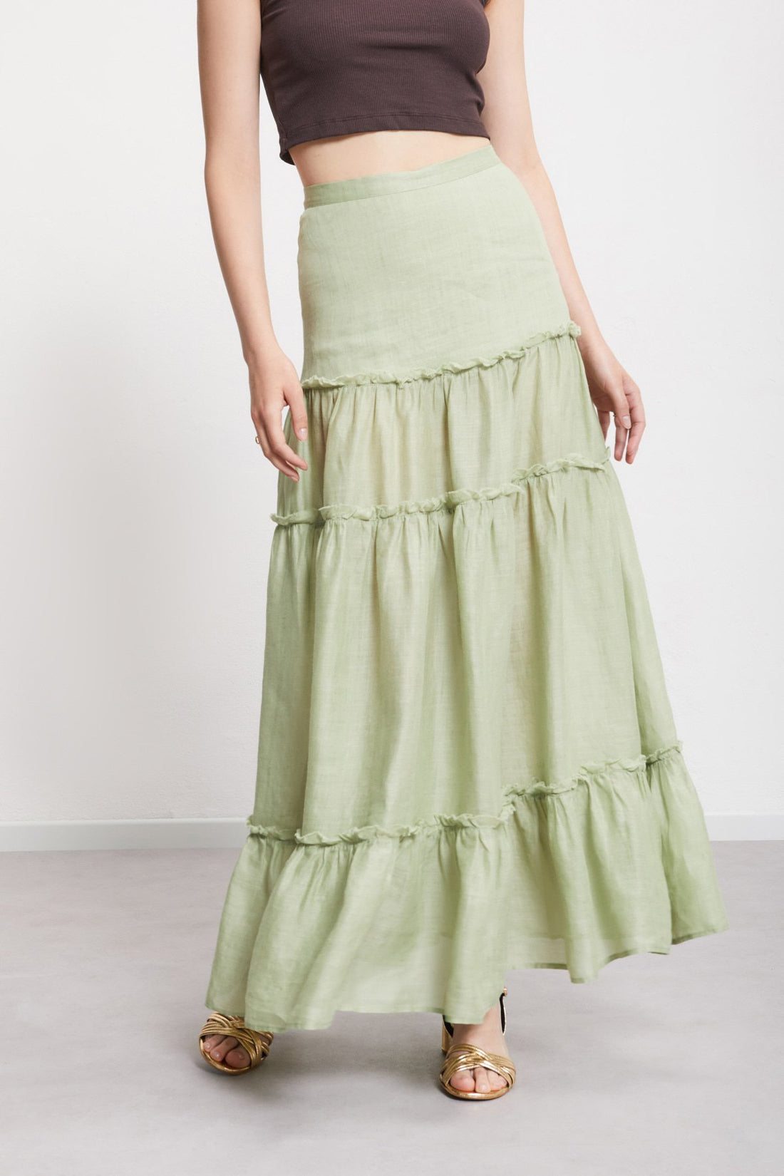 Gathered Skirt - Tiglio