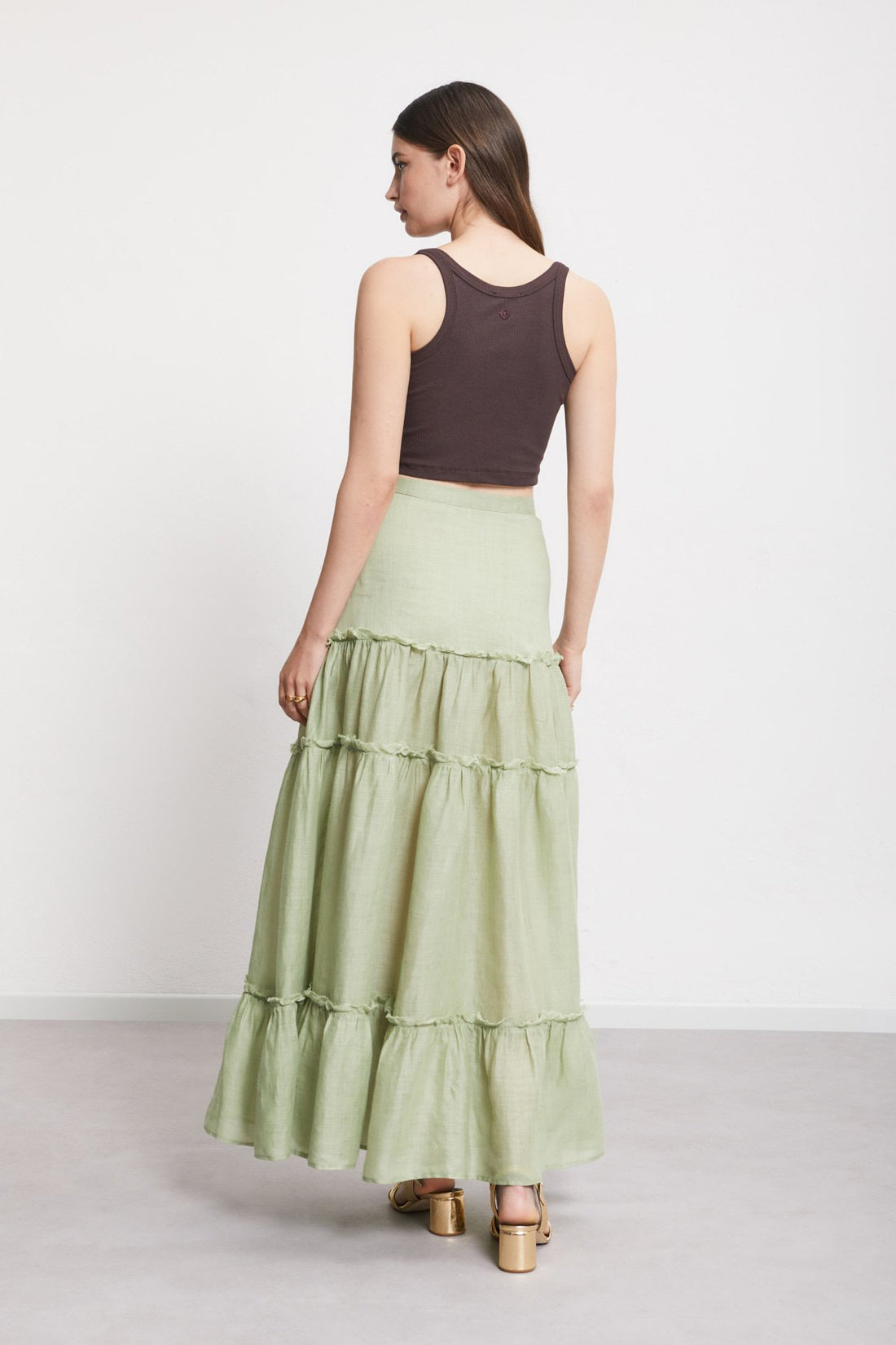 Gathered Skirt - Tiglio