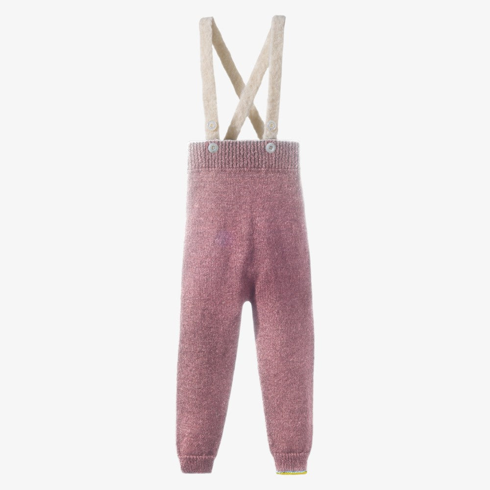 Flan Suspender Pants - Cameo Pink