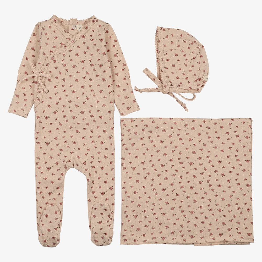 Printed Wrap Take Me Home Set - Petal