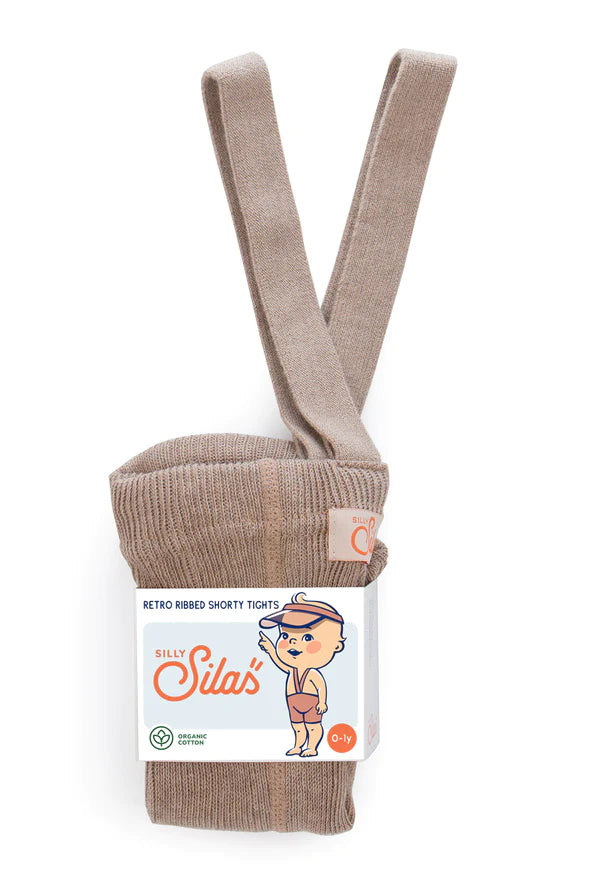 Silly Silas Shorty Cotton Tights - Peanut Blend