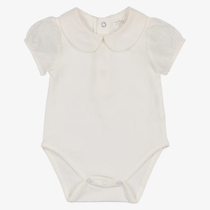 Puff Sleeve Onesie - Cream