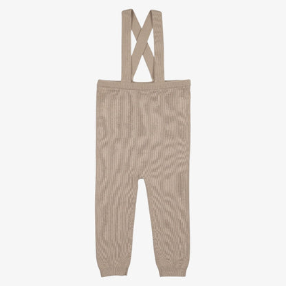 Knit Suspender Legging - Taupe