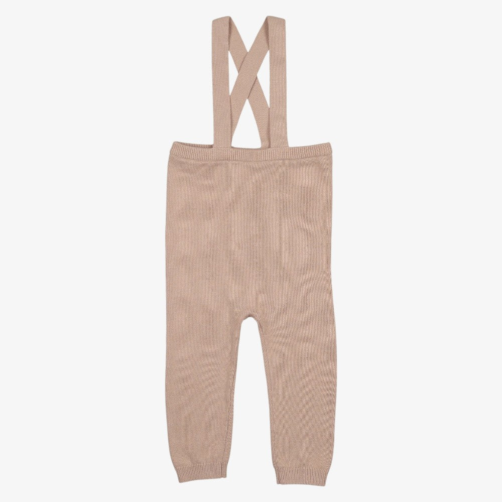 Knit Suspender Legging - Rose