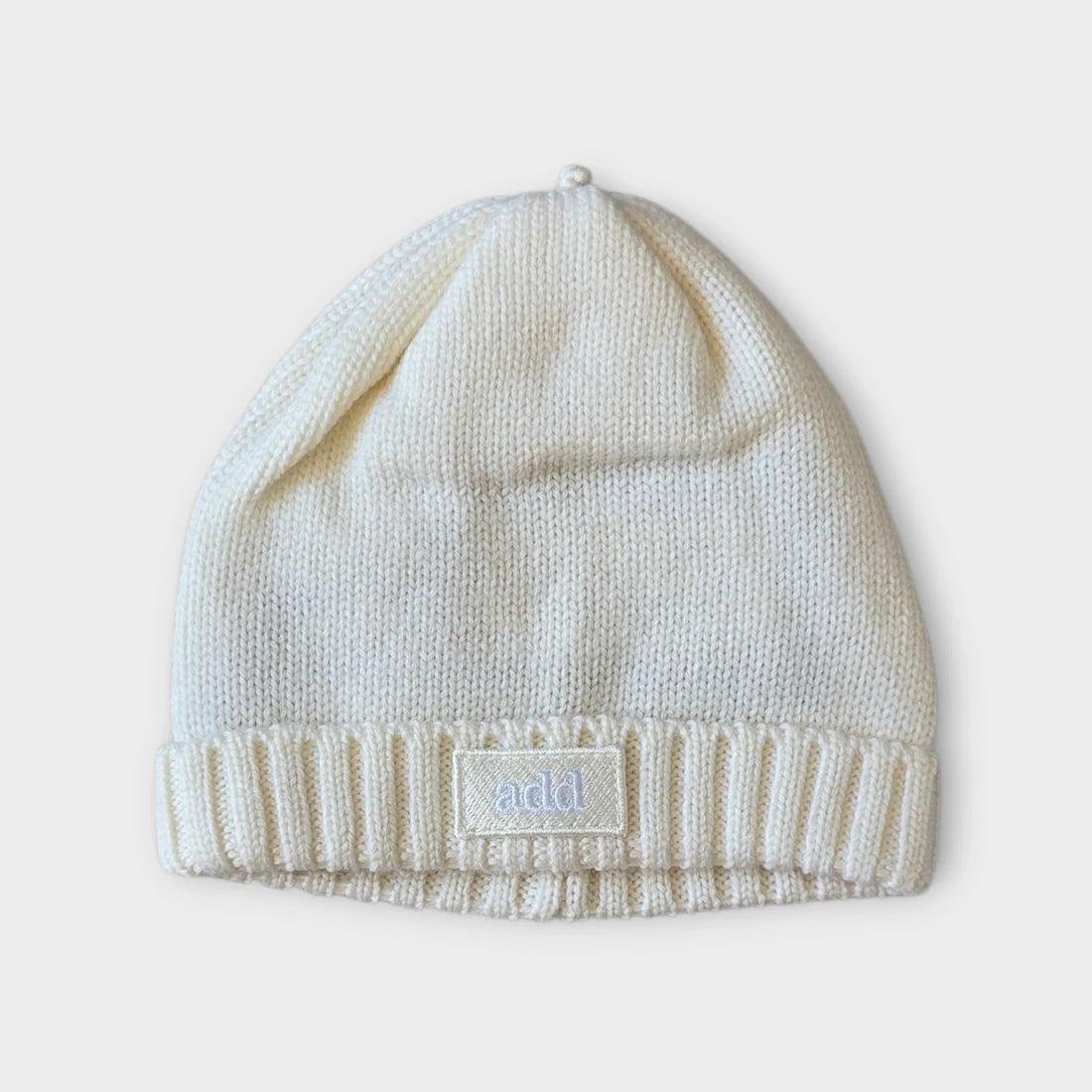 Knit Hat - Rice