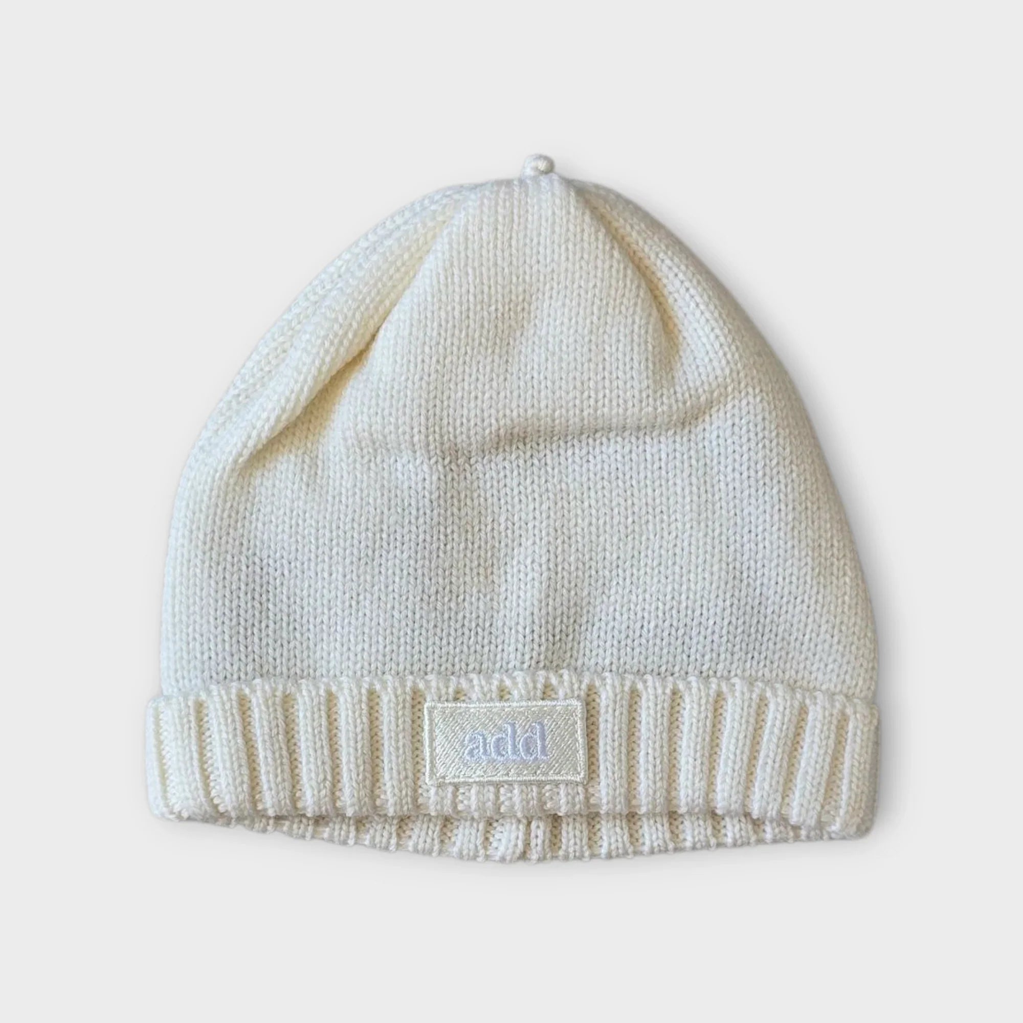 Knit Hat - Rice