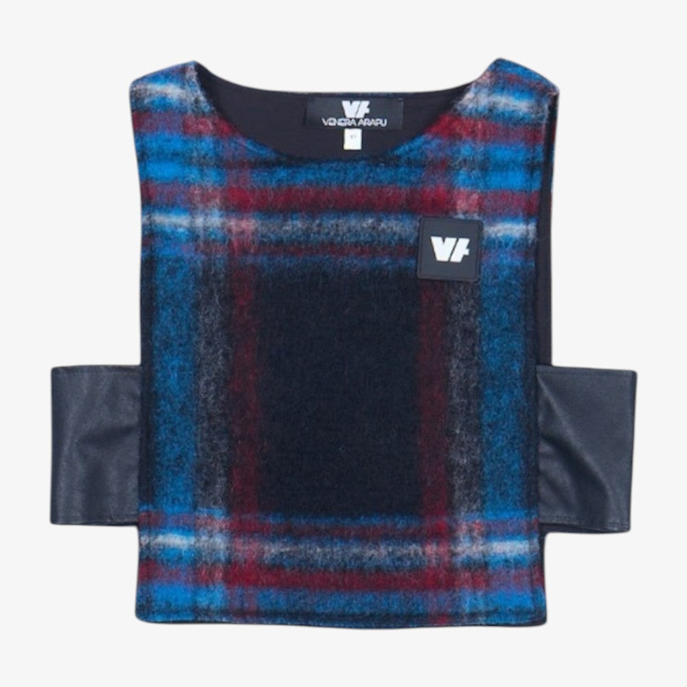 Tartan Vest And Skirt - Plaid