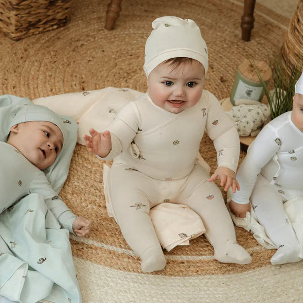 Picnic Beanie - Natural&amp;pink