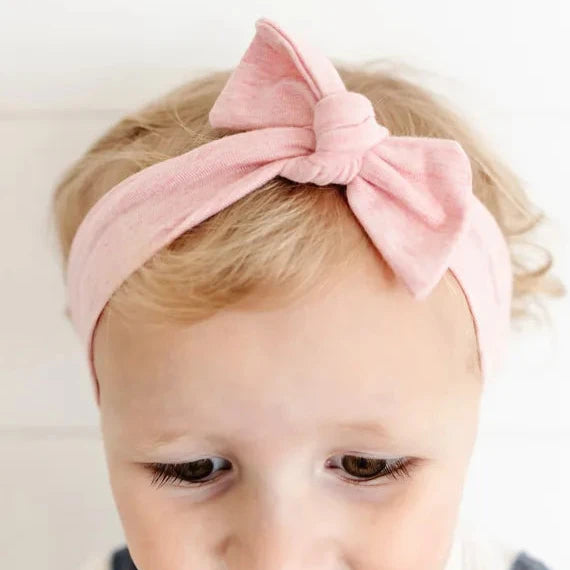 Knot Headband - Pink Heather