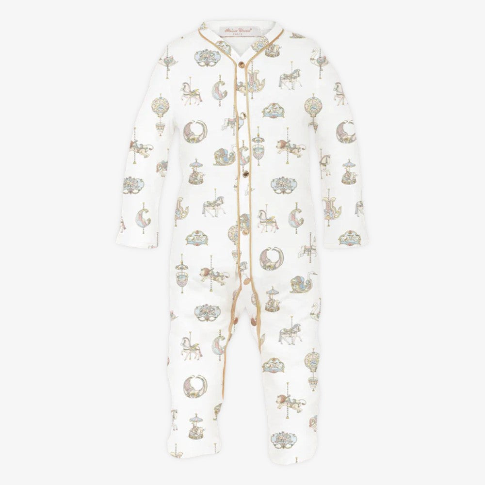 Printed Footie - Carousel