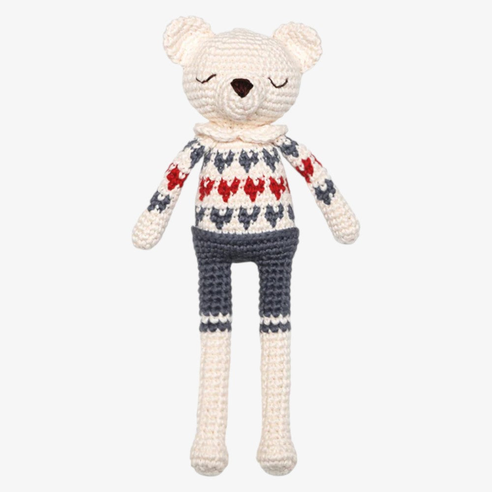 Polar Bear Heart - Cream