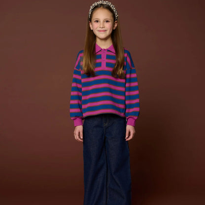 Polo Sweater - Stripe