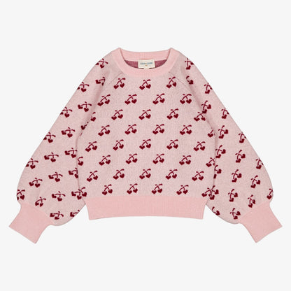 Elia Sweater - Pink/burgundy