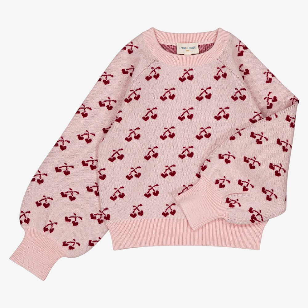 Elia Sweater - Pink/burgundy