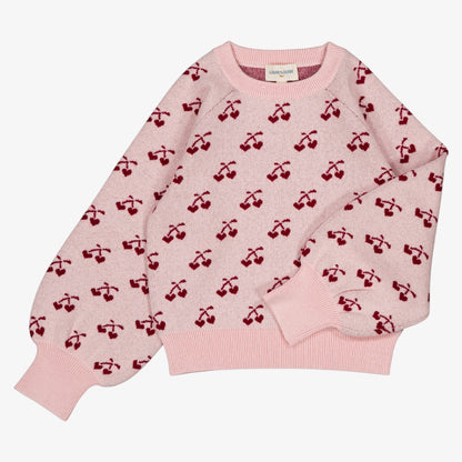 Elia Sweater - Pink/burgundy
