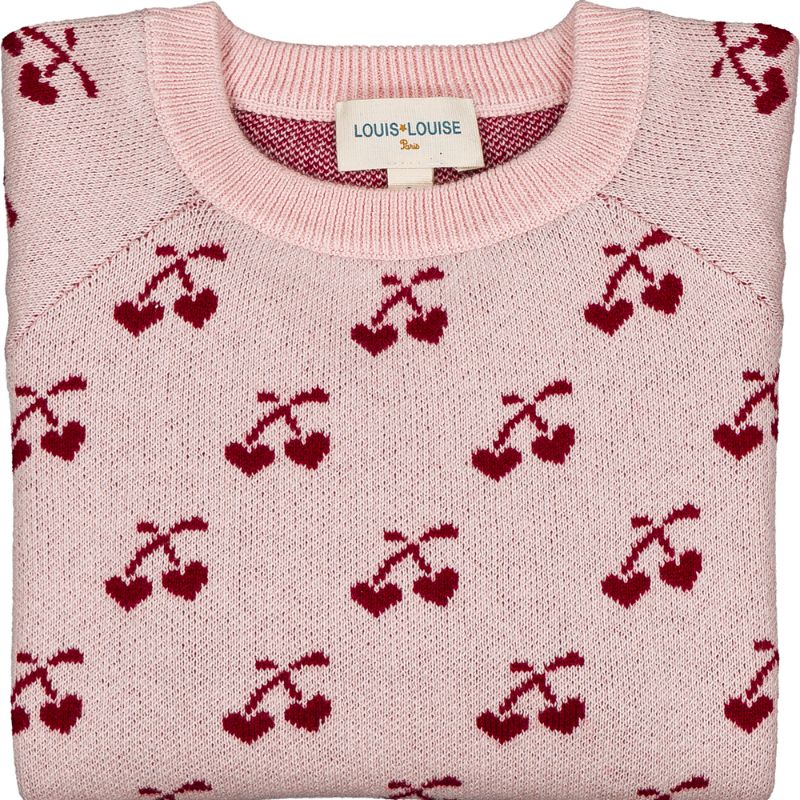 Elia Sweater - Pink/burgundy