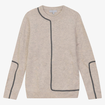 Contrast Sweater - Oat