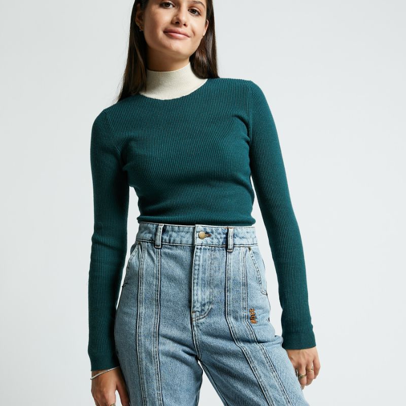 Rapper Turtleneck - Forest Green