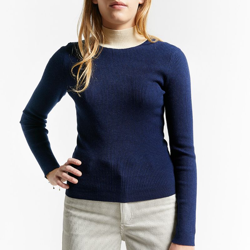 Rapper Turtleneck - Navy