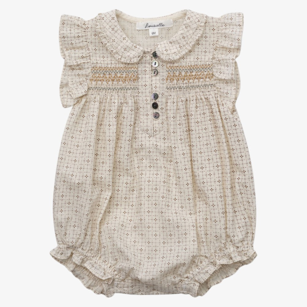Ravenna Romper - Vintage Brown