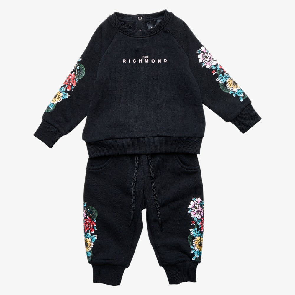 Borgim Sweatshirt And Sweatpants - Black