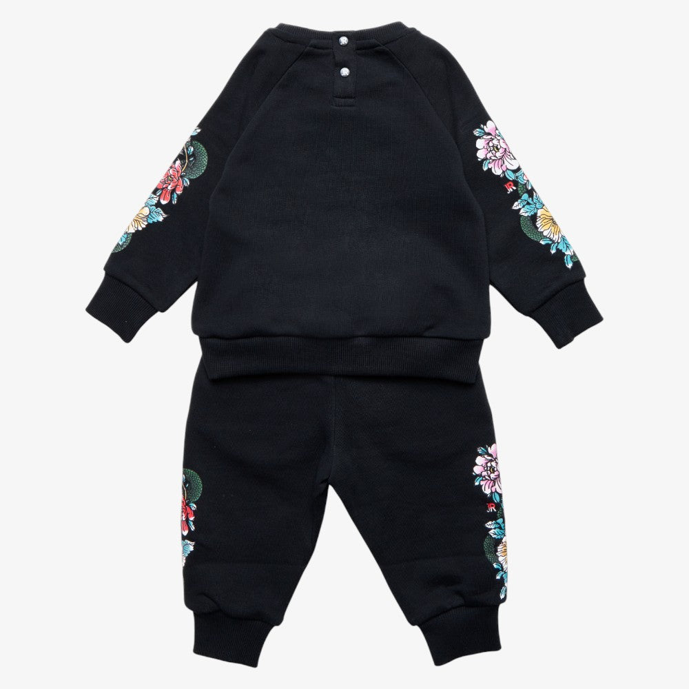 Borgim Sweatshirt And Sweatpants - Black